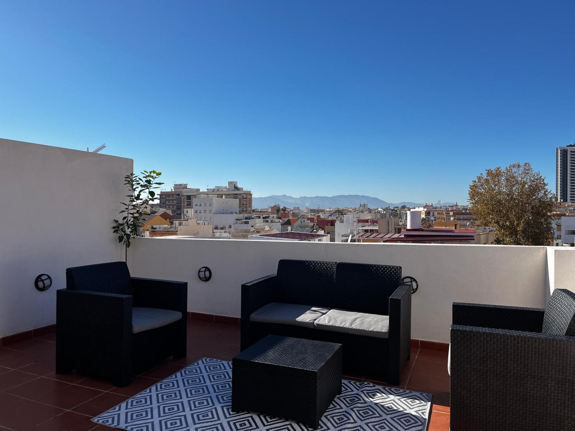 Barcelo 30, Terrace, Center, Garage On Request, Quite Neighborhood, Ba Apartment Malaga Bagian luar foto