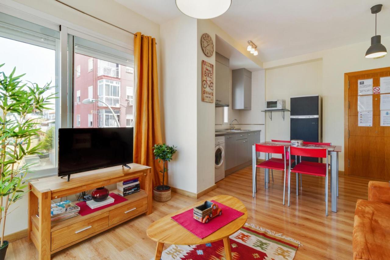 Barcelo 30, Terrace, Center, Garage On Request, Quite Neighborhood, Ba Apartment Malaga Bagian luar foto